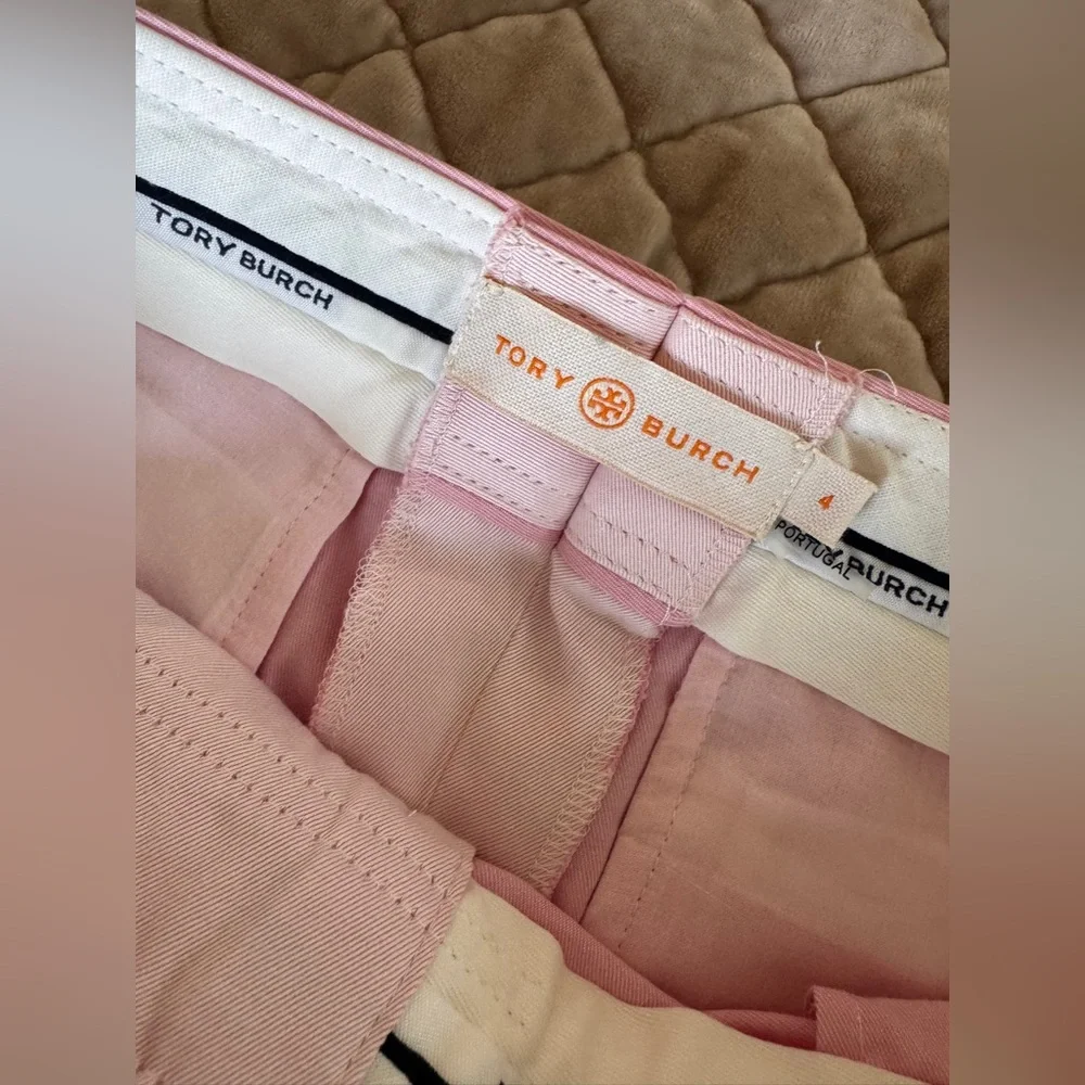 Tory Burch Blush Pink High‎ Rise Tailored Pants Size 4 Preppy Country Club